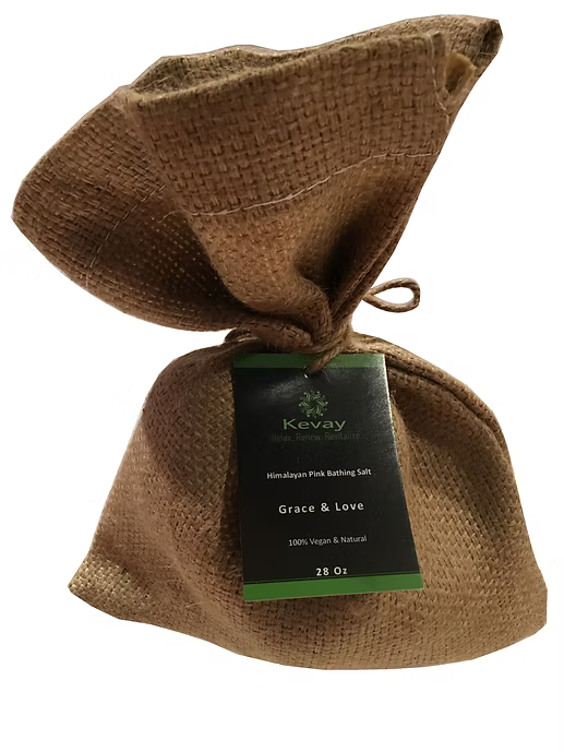 Kevay Grace & Love Soaking Salt – Mint, Eucalyptus & Rose Petals | 28oz