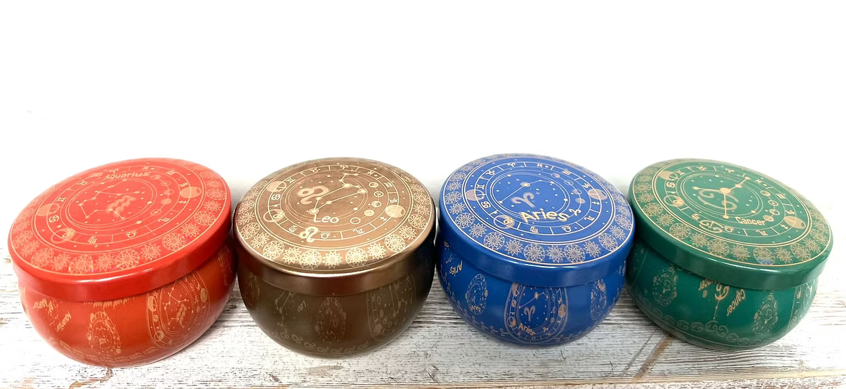 Kevay Astrology Soy Wax Candles – Organic, Scented & Custom Zodiac Gift