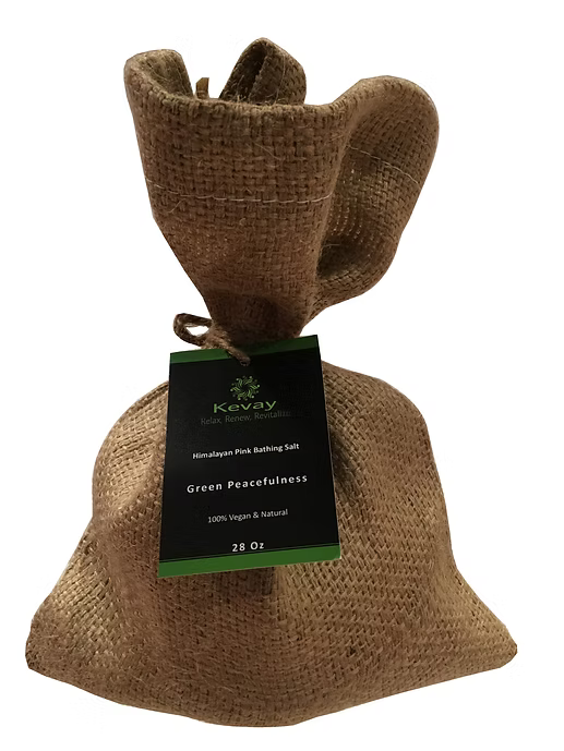 Kevay Green Peacefulness Soaking Salt – Rosemary, Lavender & Rose Petals | 28oz