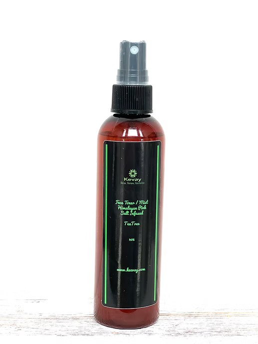 Kevay Himalayan Pink Salt Face Toner Mist – Tea Tree & Argan | Pore Tightening & Acne Control