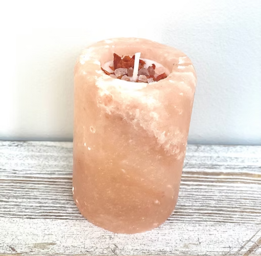 Kevay Himalayan Salt Candle – Spa-Inspired Glow for Home & Gifts | 8 Scent Options