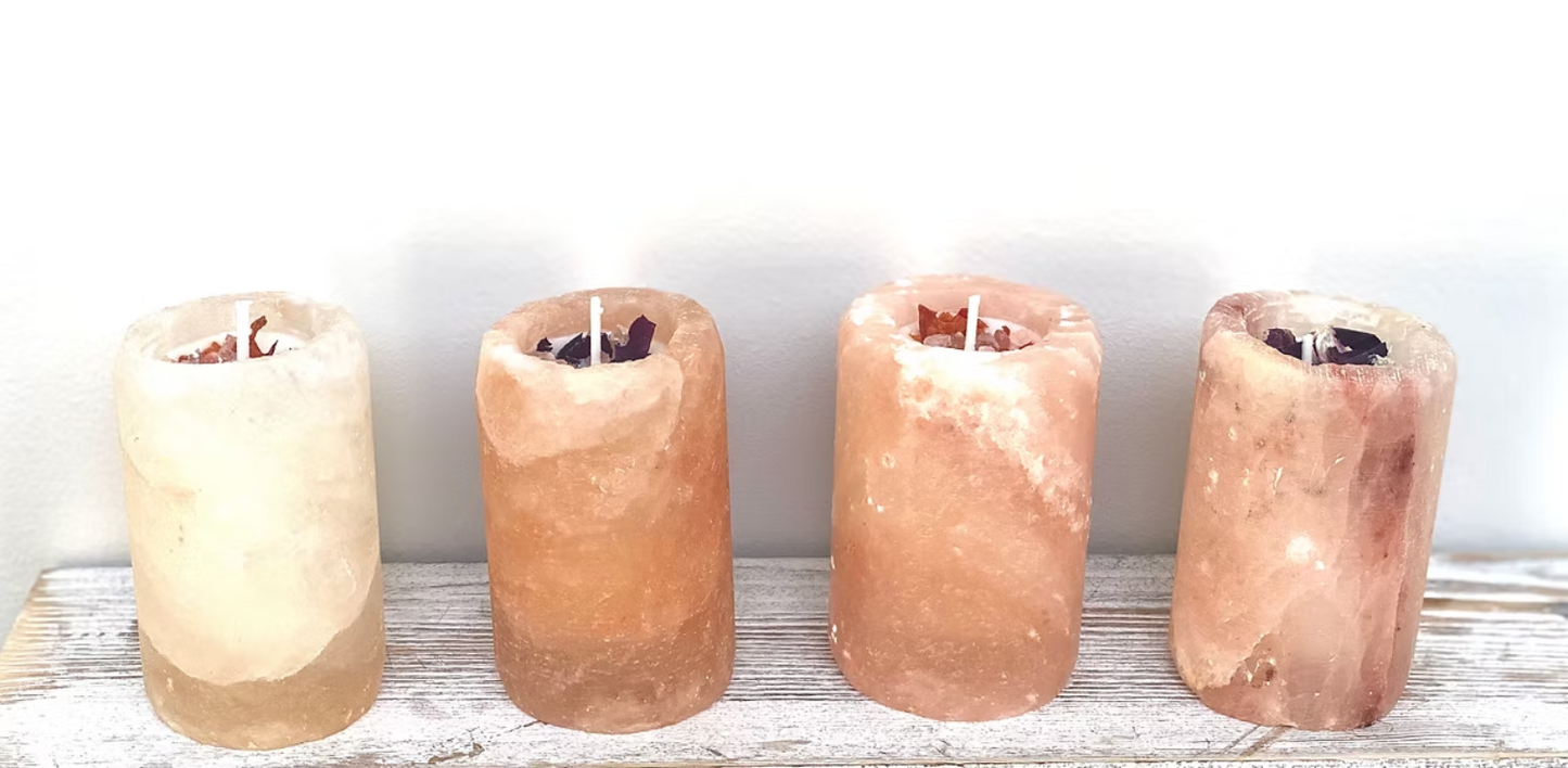 Kevay Himalayan Salt Candle – Spa-Inspired Glow for Home & Gifts | 8 Scent Options