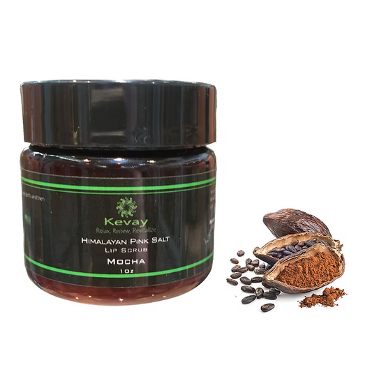 Kevay Mocha Mania Lip Scrub – Coffee & Cocoa Exfoliating Lip Polish | 1oz
