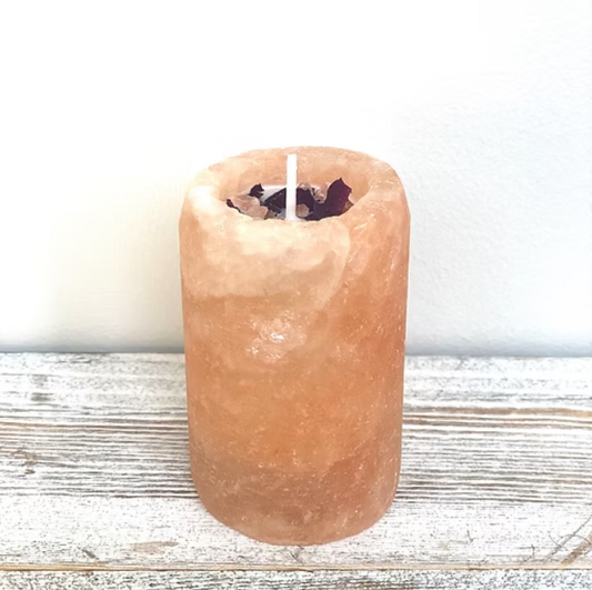 Kevay Himalayan Salt Candle – Spa-Inspired Glow for Home & Gifts | 8 Scent Options